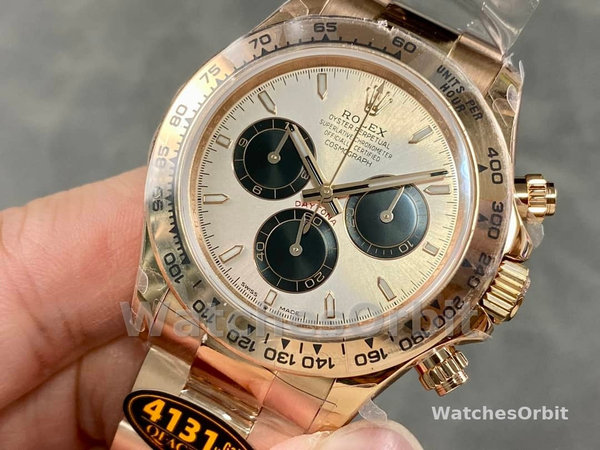 Rolex Cosmograph Daytona 126505 0003 Oyster Bracelet Rose Champagne Dial 40mm Mens Replica Watch
