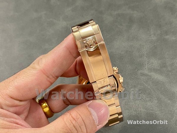 Rolex Cosmograph Daytona 126505 0003 Oyster Bracelet Rose Champagne Dial 40mm Mens Replica Watch