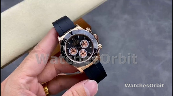 Mens Rolex Cosmograph Daytona-126515LN, Black Replica Watch Image