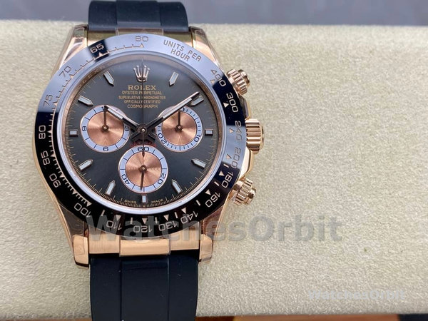 Mens Rolex Cosmograph Daytona-126515LN, Black Replica Watch Image