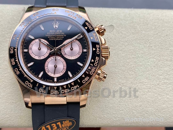 Mens Rolex Cosmograph Daytona-126515LN, Black Replica Watch Image
