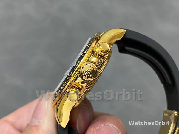 Rolex Cosmograph Daytona 40 Yellow Gold Balck Rubber m126518ln 0006