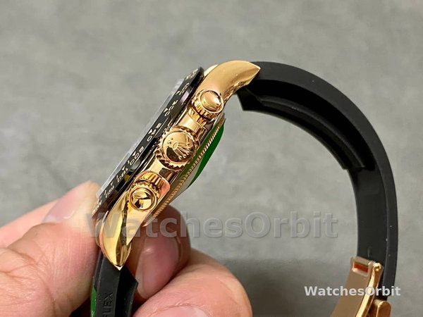Mens Rolex Cosmograph Daytona 116515ln Rose Gold Case Black Dial 0057 Black Dial Replica Watch Image