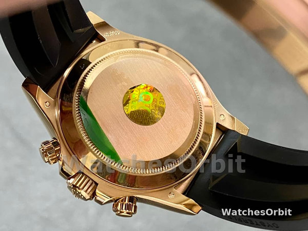 Mens Rolex Cosmograph Daytona 116515ln Rose Gold Case Black Dial 0057 Black Dial Replica Watch Image