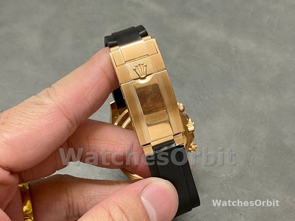 Mens Rolex Cosmograph Daytona 116515ln Rose Gold Case Black Dial 0057 Black Dial Replica Watch Image