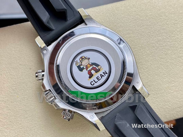Mens Rolex Cosmograph Daytona White Gold Panda Dial 116519 White Dial Replica Watch Image