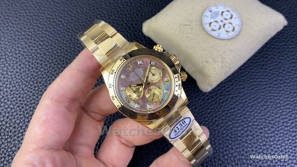 Men's Rolex Daytona-116508, 40mm, Yellow Gold, Black MOP Dial, Men’s MOP