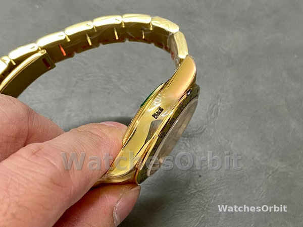 Rolex Daytona 116508 Yellow Gold Champagne Index Dial 40MM Mens Replica Watch