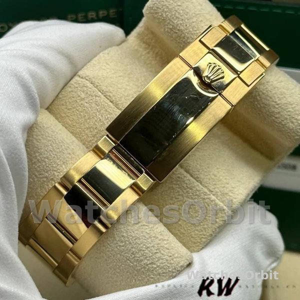 Replica Rolex Daytona 116508 Gelbgold Grünes Index-Zifferblatt 40MM Herren Replica Uhr Kompromisslose Präzision