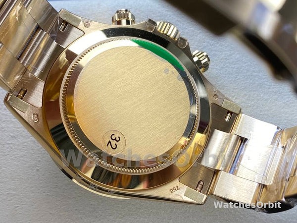 Replica Rolex Daytona 116508 Gelbgold Grünes Index-Zifferblatt 40MM Herren Replica Uhr Kompromisslose Präzision