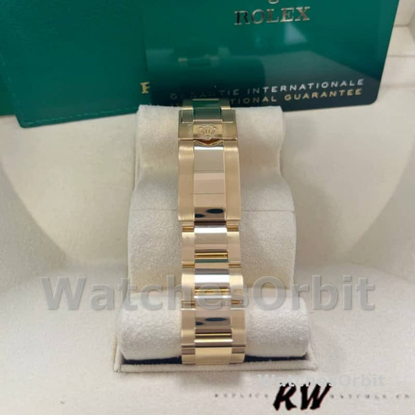 Rolex Daytona 116508 Yellow Gold Meteorite Grey Dial 40MM Mens Replica Watch