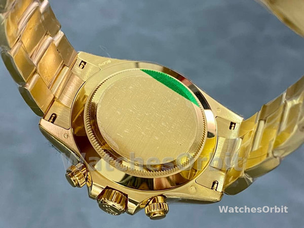 Rolex Daytona 116508 Yellow Gold Meteorite Grey Dial 40MM Mens Replica Watch
