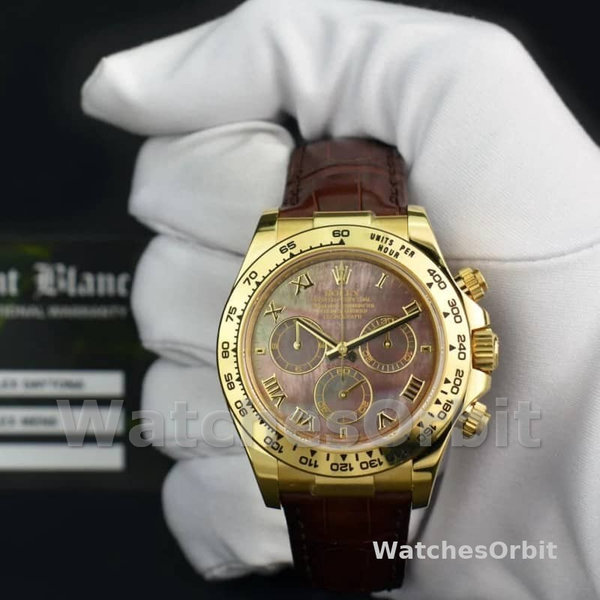 Men's Rolex Daytona 40mm Men's-116518-Mother of Pearl Dial MOP