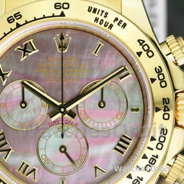 Rolex Daytona 116518 Mother of Pearl Dial 40mm Mens Replica Watch