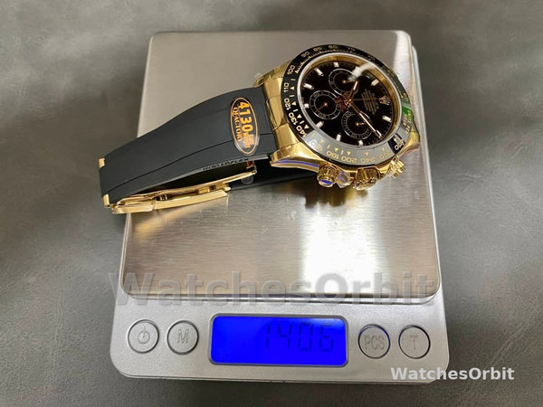 Rolex Daytona 116518LN Black Dial Yellow Gold 40mm Mens Replica Watch