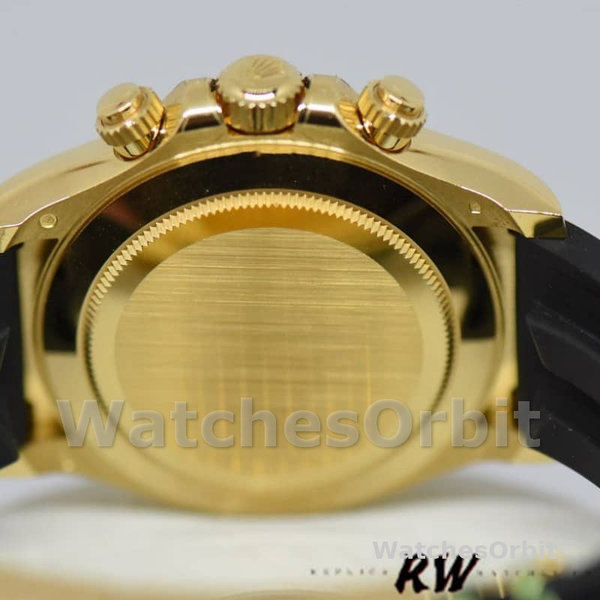 Mens Rolex Daytona 40mm Mens-116518LN-Rubber Strap-MOP Diamond Dial MOP Diamond Replica Image