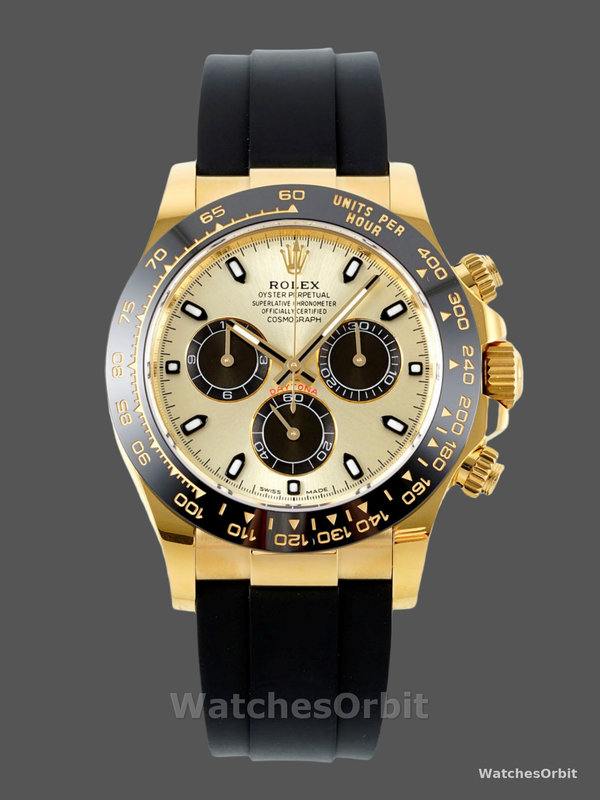 Rolex Daytona 116518LN Yellow Gold Champagne Dial 40mm Mens Replica Watch