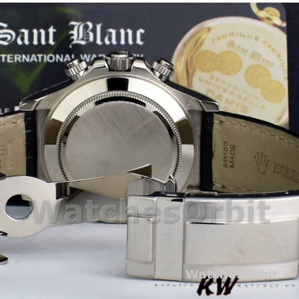 Replica Rolex Daytona 40mm Heren-116519-Zwarte Diamanten Wijzerplaat Zwarte Diamanten<br />