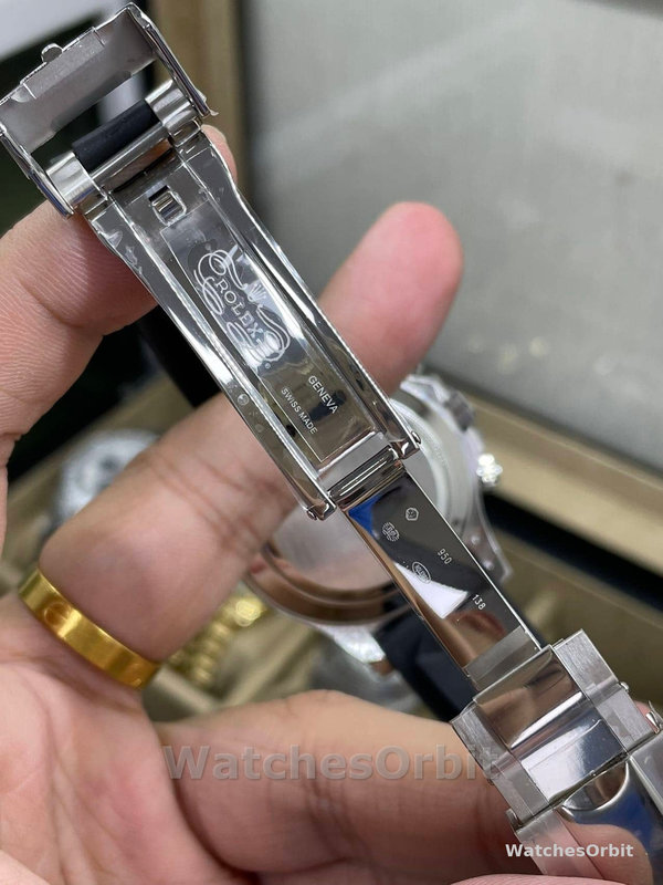 Replica Rolex Daytona 40mm Uomo-116519-Grigio Quadrante Grigio Uomo