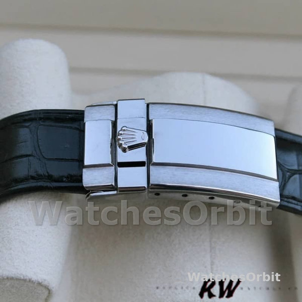 Replica Rolex Daytona 40mm Heren-116519-Meteoriet Wijzerplaat-Leren Band Meteoriet