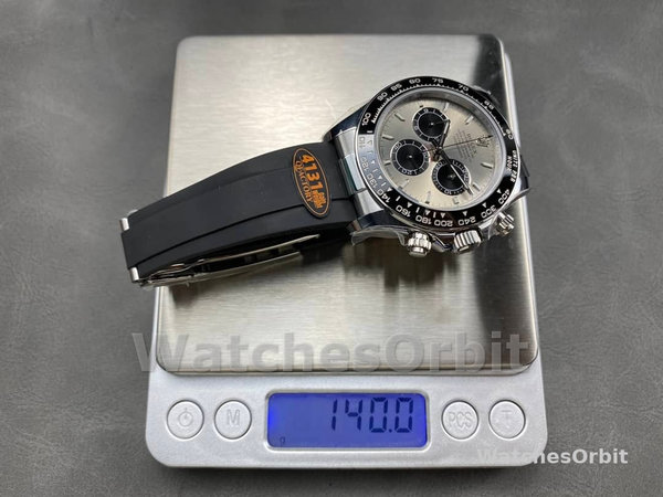 Replica Rolex Daytona 40mm Uomo-116519-oro bianco-quadrante grigio