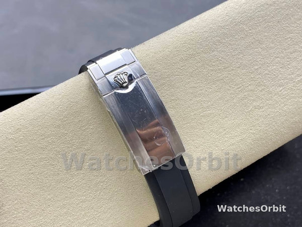 Replica Rolex Daytona 40mm Uomo-116519-oro bianco-quadrante grigio