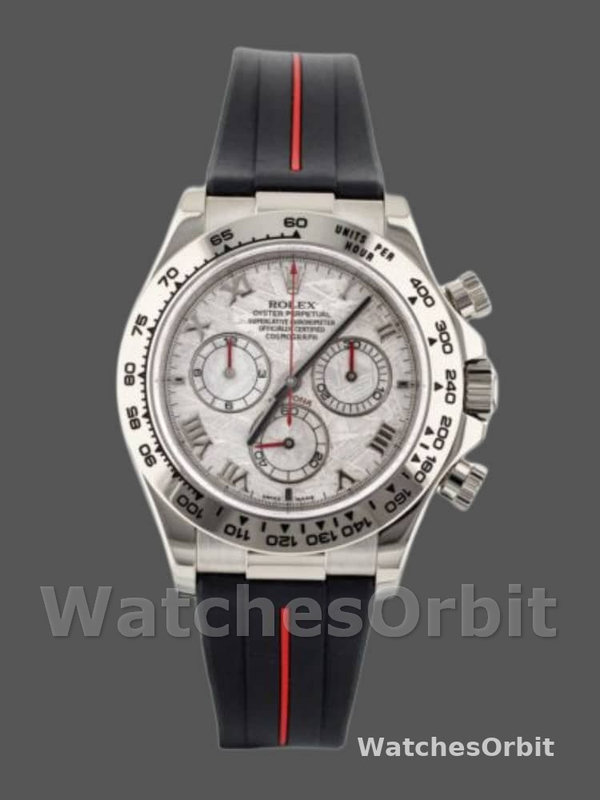 Rolex Daytona 116519MT Meteorite Dial RubberB Strap 40mm Mens Replica Watch
