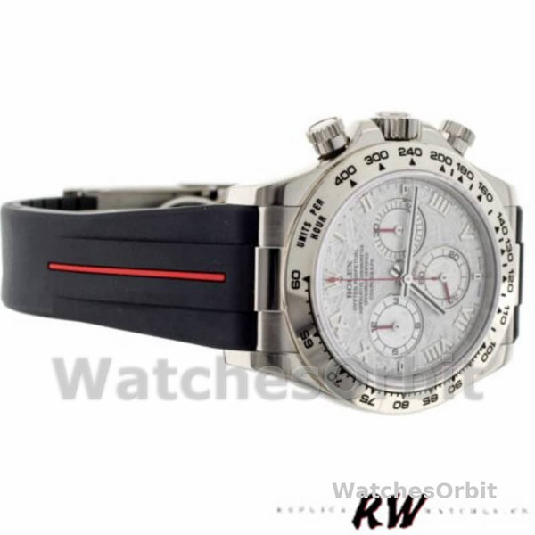Rolex Daytona 116519MT Meteorite Dial RubberB Strap 40mm Mens Replica Watch