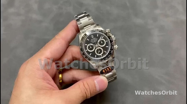 Men's Rolex Daytona-116520, 40mm, Stainless Steel Case, Black Dial, Men’s Black