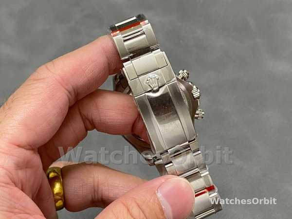 Replica Rolex Daytona 116520 Edelstahlgehäuse Schwarzes Zifferblatt 40MM Herren Replica Uhr Stilvolles Accessoire