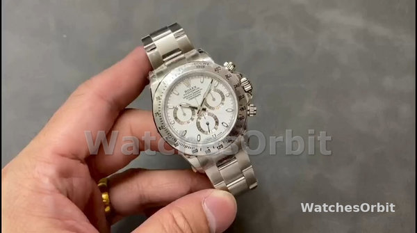 Rolex Daytona 116520 Stainless Steel Case White Dial 40MM Mens Replica Watch