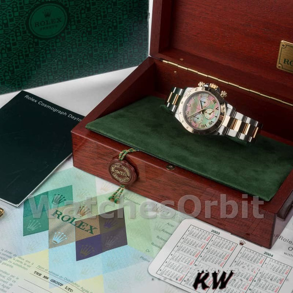 Rolex Daytona 116523 Stainless steel Black MOP Dial 40mm Herren Replica Watch