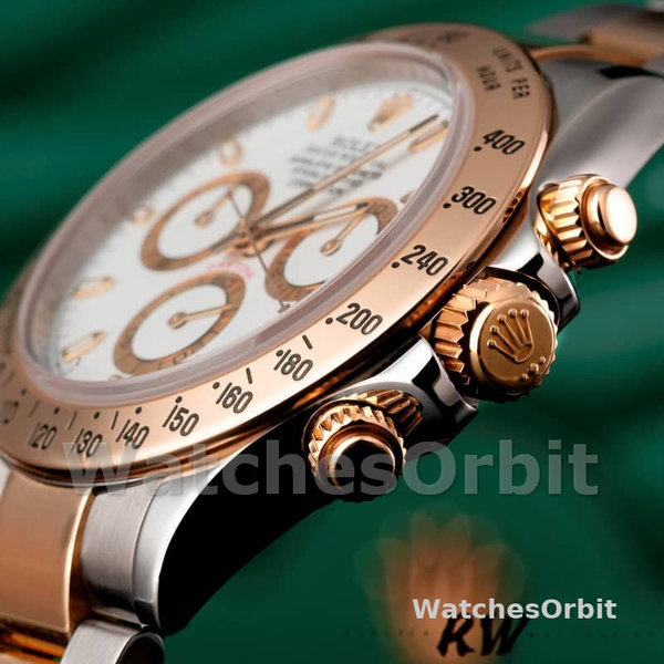 Rolex Daytona 116523 Stainless steel White Dial 40mm Mens Replica Watch