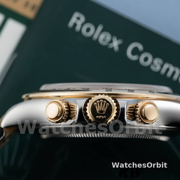 Replica Rolex Daytona 40mm Heren-116523-Staal & Geelgoud-Blauwe Racing Dial