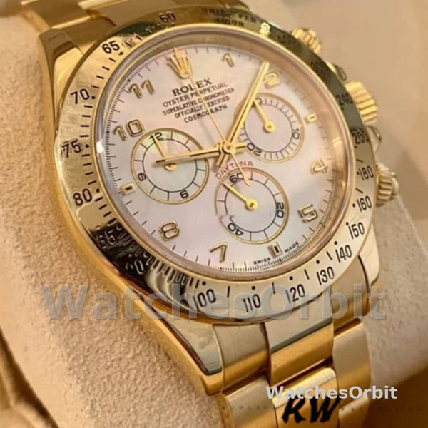 Men's Rolex Daytona 40mm Men's-116528-Mother of Pearl Dial MOP
