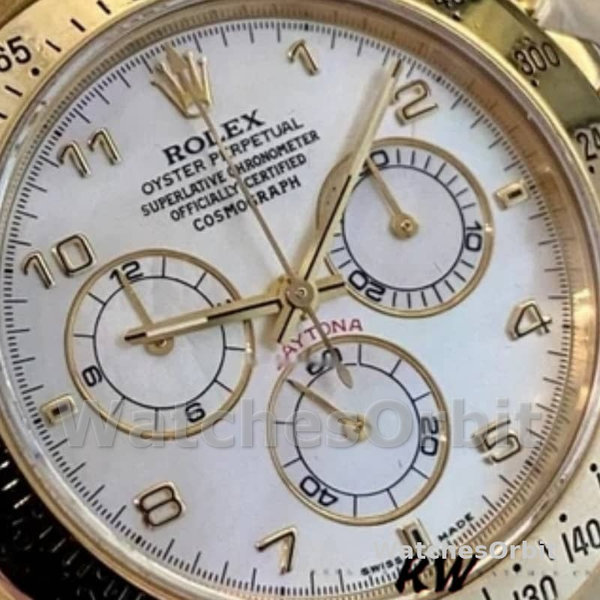 Rolex Daytona 116528 Mother of Pearl Dial 40mm Mens Replica Watch