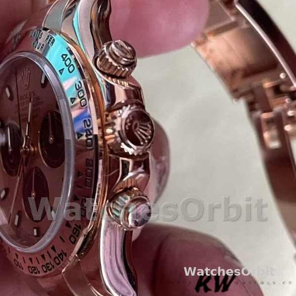Rolex Daytona 126505 Everose Gold Sundust Panda Dial 40MM Mens Replica Watch