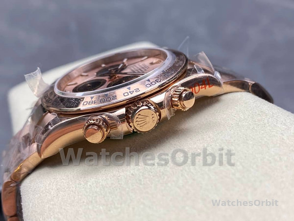 Rolex Daytona 126505 Everose Gold Sundust Panda Dial 40MM Mens Replica Watch