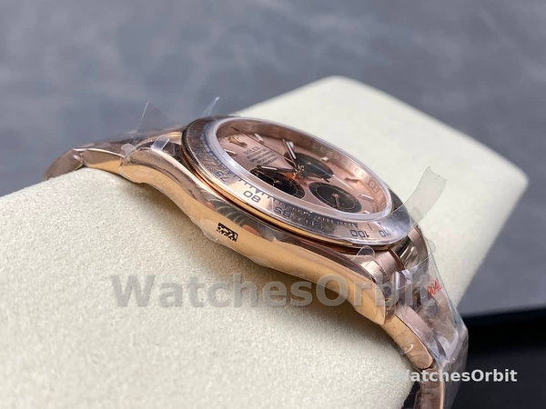Rolex Daytona 126505 Everose Gold Sundust Panda Dial 40MM Mens Replica Watch