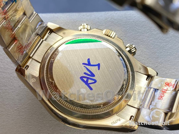 Mens Rolex Daytona-126508 0006, Yellow Gold Bracelet, 1:1, Champagne Replica Watch Image