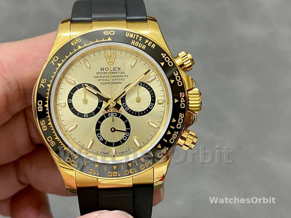 Mens Rolex Daytona-126518LN 0010, 40mm, Yellow Gold Replica Watch Image