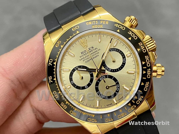 Mens Rolex Daytona-126518LN 0010, 40mm, Yellow Gold Replica Watch Image