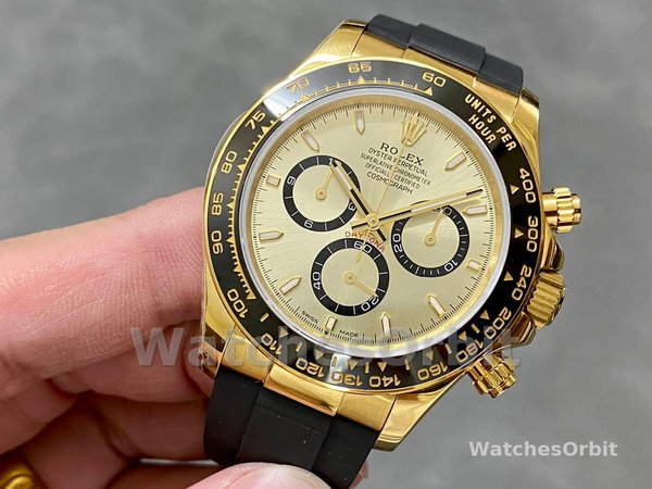 Mens Rolex Daytona-126518LN 0010, 40mm, Yellow Gold Replica Watch Image