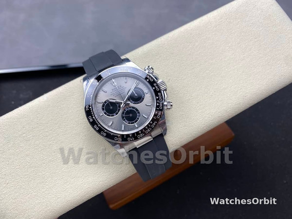 Rolex Daytona 126519LN 0006 40mm Silver Ghost Dial White Gold Oysterflex