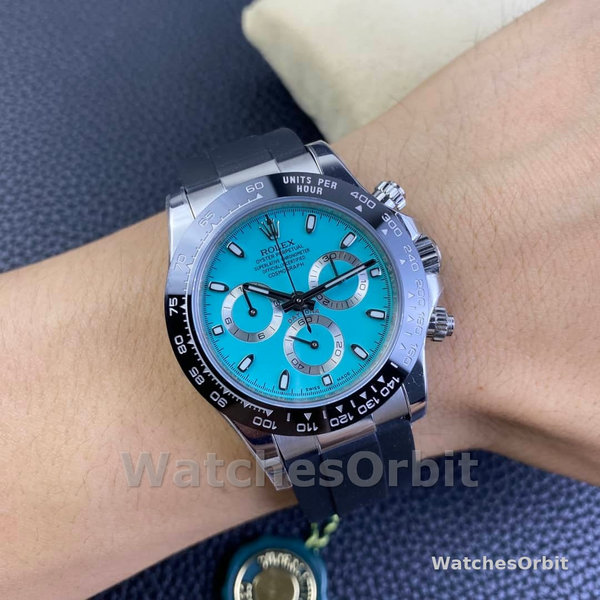 Rolex Daytona 40mm Ice Blue Ceramic Bezel 4 116519LN Men's Watch