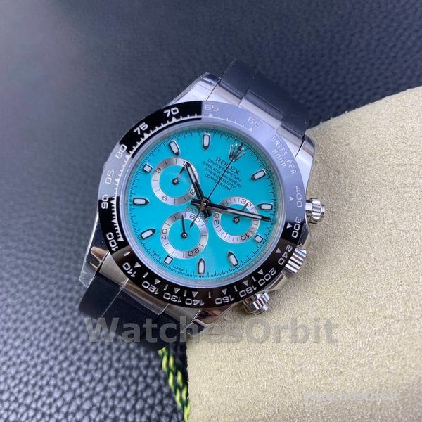 Rolex Daytona 40mm Ice Blue Ceramic Bezel 4 116519LN Men's Watch