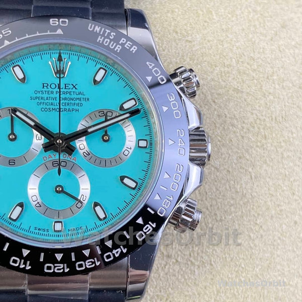 Rolex Daytona 40mm Ice Blue Ceramic Bezel 4 116519LN Men's Watch