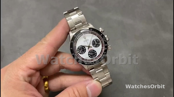Men's Rolex Daytona-6241, White Exotic Paul Newman Dial, Men’s White
