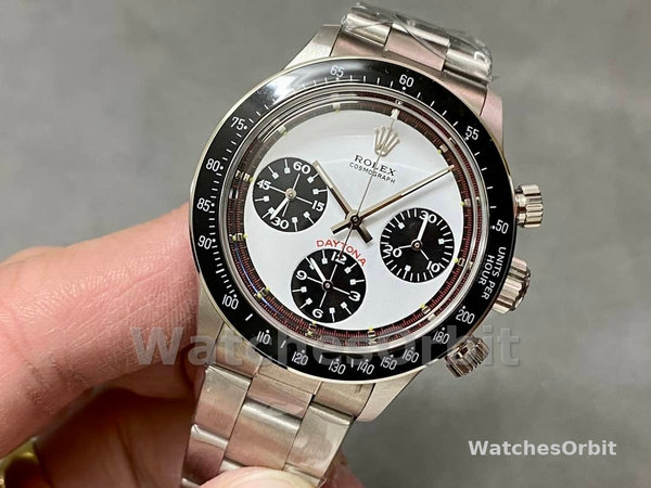 Rolex Daytona 6241 White Exotic Paul Newman Dial Mens Replica Watch