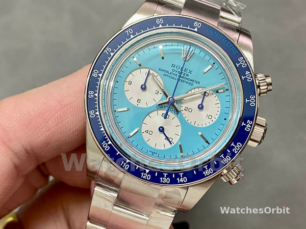 Mens Rolex Daytona-ADG Scona Edition, Ice Blue Replica Watch Image
